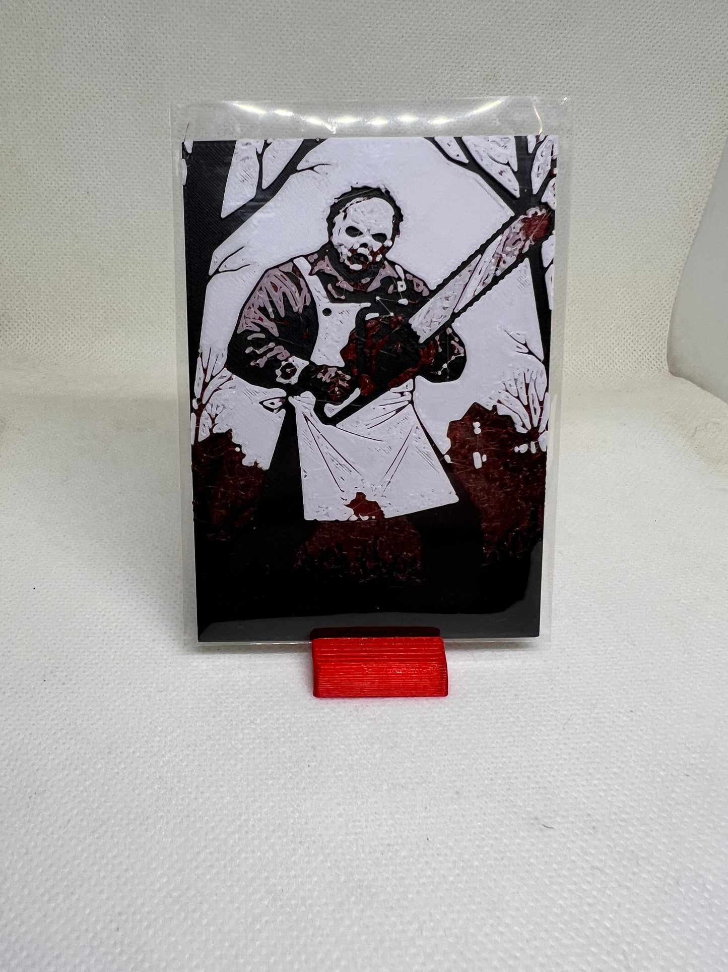 Leather Face Horror Custom Card Fan Art