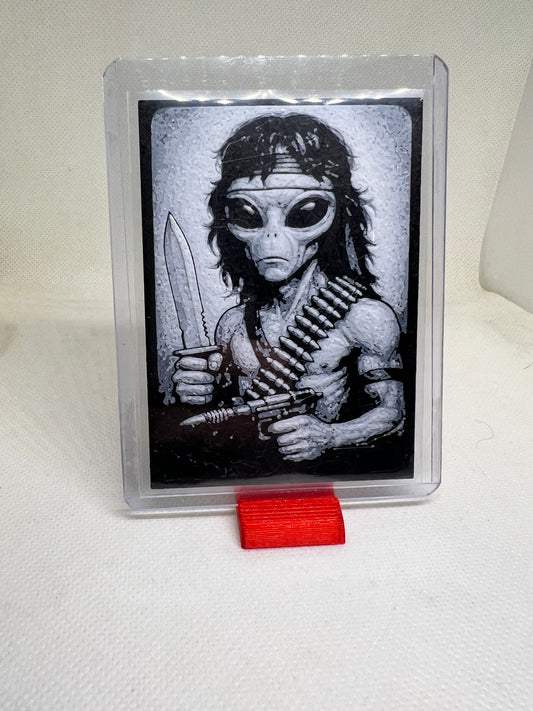 Alien Rambo Promo Custom Card Fan Art