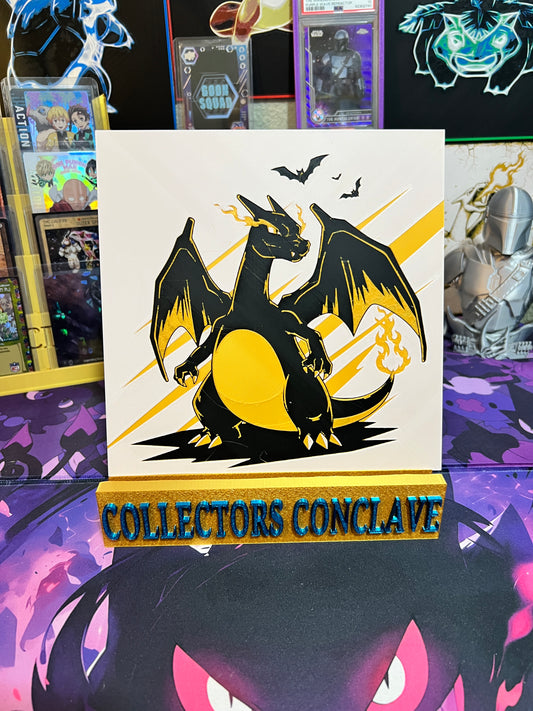 Charizard Bats Art Board Fan Art