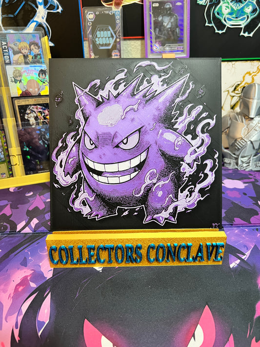 Gengar Flames Art Board Fan Art