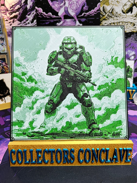 Master Chief Halo Art Board Fan Art