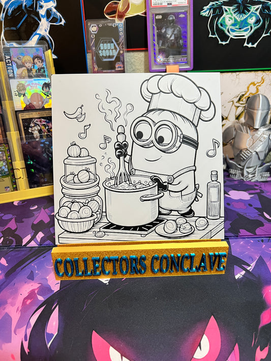 Minion Cooking Art Board Fan Art