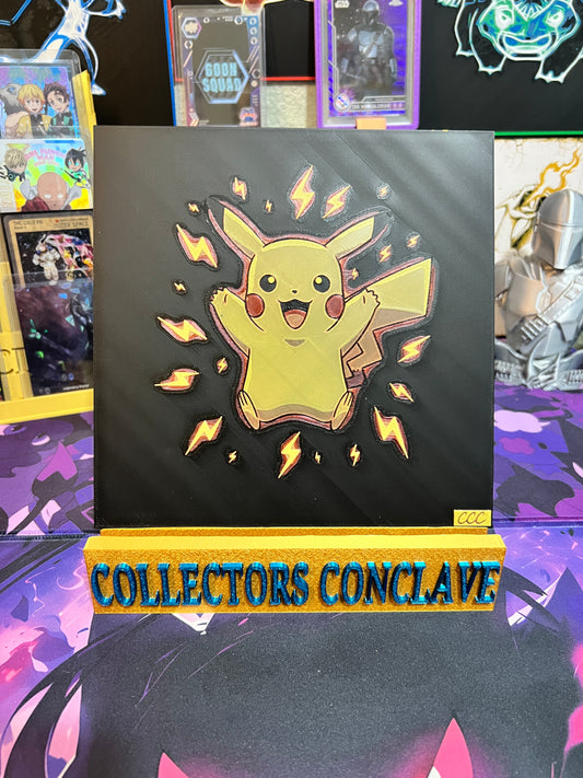 Pickachu Hands Up Art Board Fan Art